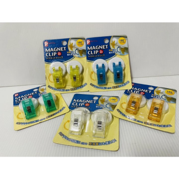 磁扣夾 磁夾 回轉夾 物品夾 磁吸夾 一組2入 用品夾