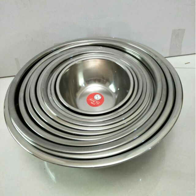 打蛋盆 料理盆 攪拌盆 菜盆 沙拉盆 鋼盆 烘培專用 不銹鋼湯鍋 304(18-8) 不鏽鋼打蛋盆 (台灣製造)