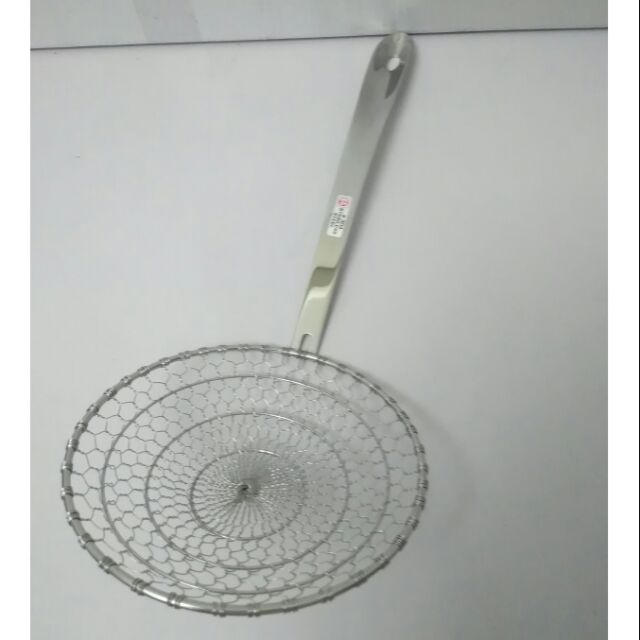 304不鏽鋼濾網 網子 撈網 油炸網 瀝水網 304不鏽鋼全鋼歐式撈網 17.5cm產地台灣 一入