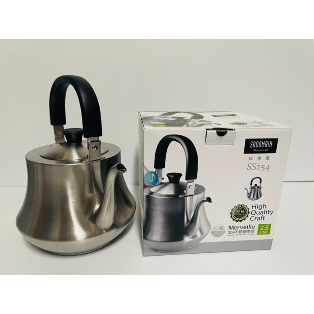 仙德曼304不銹鋼茶壺 泡茶壺 水壺 不銹鋼茶壺 2.5L